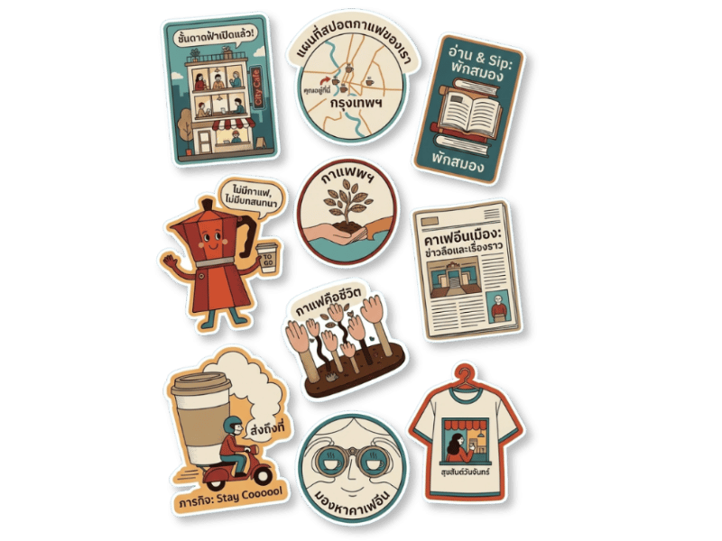 สติกเกอร์ (Stickers / Labels)